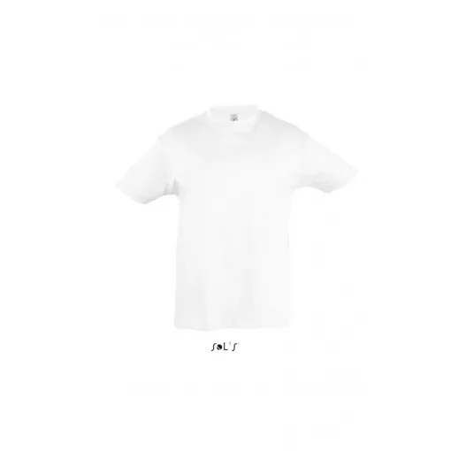 Gyerek póló SOL S SO11970 Sol S Regent Kids - Round neck T-Shirt -8A, White