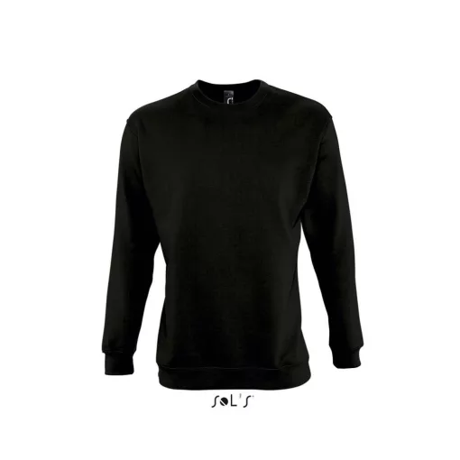 Férfi pulóver SOL S SO13250 Sol S new Supreme - Sweatshirt -L, Black