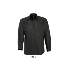 Férfi ing SOL S SO16000 Sol S Boston - Long Sleeve Oxford Men S Shirt -2XL, Black