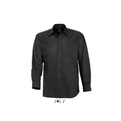 Férfi ing SOL S SO16000 Sol S Boston - Long Sleeve Oxford Men S Shirt -XL, Black