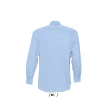 Férfi ing SOL S SO16000 Sol S Boston - Long Sleeve Oxford Men S Shirt -2XL, Sky Blue