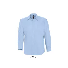 Férfi ing SOL S SO16000 Sol S Boston - Long Sleeve Oxford Men S Shirt -XL, Sky Blue