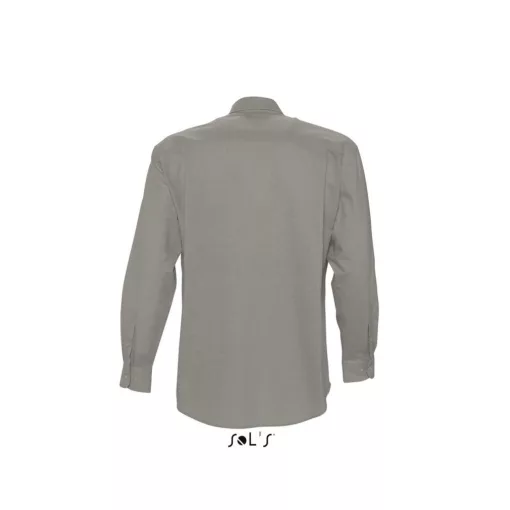Férfi ing SOL S SO16000 Sol S Boston - Long Sleeve Oxford Men S Shirt -2XL, Silver