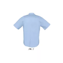 Férfi ing SOL S SO16010 Sol S Brisbane - Short Sleeve Oxford Men S Shirt -4XL, Sky Blu
