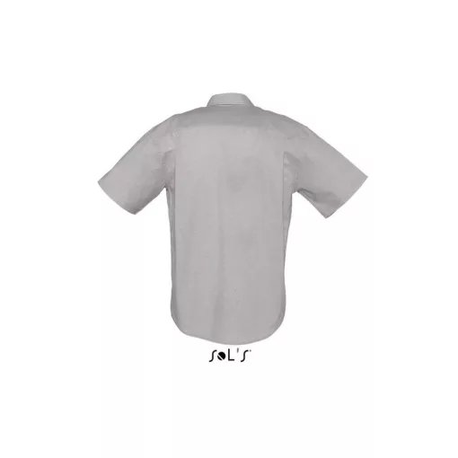 Férfi ing SOL S SO16010 Sol S Brisbane - Short Sleeve Oxford Men S Shirt -M, Silver
