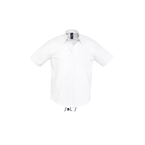 Férfi ing SOL S SO16010 Sol S Brisbane - Short Sleeve Oxford Men S Shirt -S, White