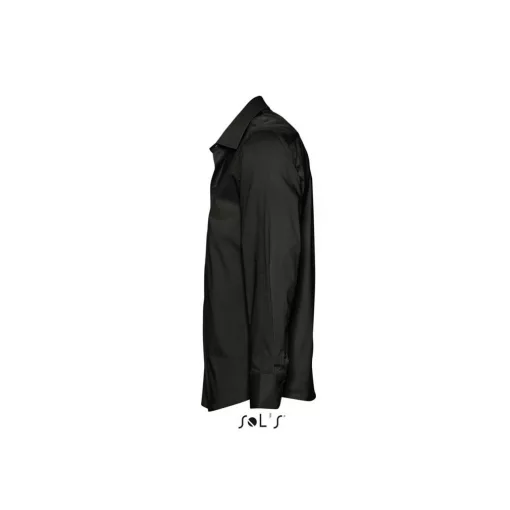 Férfi ing SOL S SO17000 Sol S Brighton - Long Sleeve Stretch Men S Shirt -L, Black