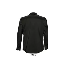 Férfi ing SOL S SO17000 Sol S Brighton - Long Sleeve Stretch Men S Shirt -XL, Black