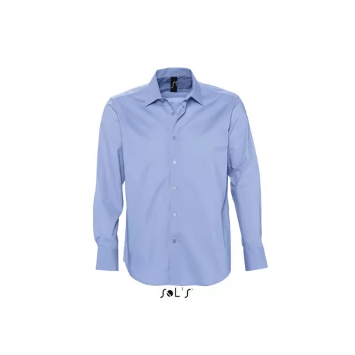 Férfi ing SOL S SO17000 Sol S Brighton - Long Sleeve Stretch Men S Shirt -3XL, Bright 