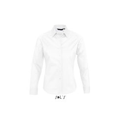 Női blúz SOL S SO17015 Sol S Eden - Long Sleeve Stretch Women S Shirt -M, White