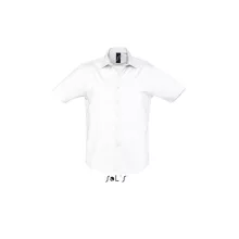 Férfi ing SOL S SO17030 Sol S Broadway - Short Sleeve Stretch Men S Shirt -S, White