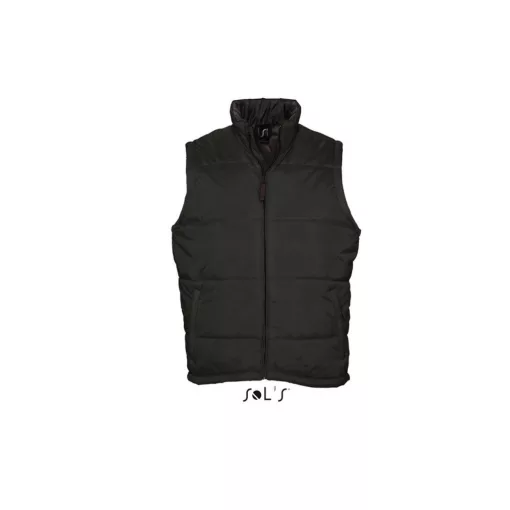 Uniszex mellény SOL S SO44002 Sol S Warm - Quilted Bodywarmer -L, Black