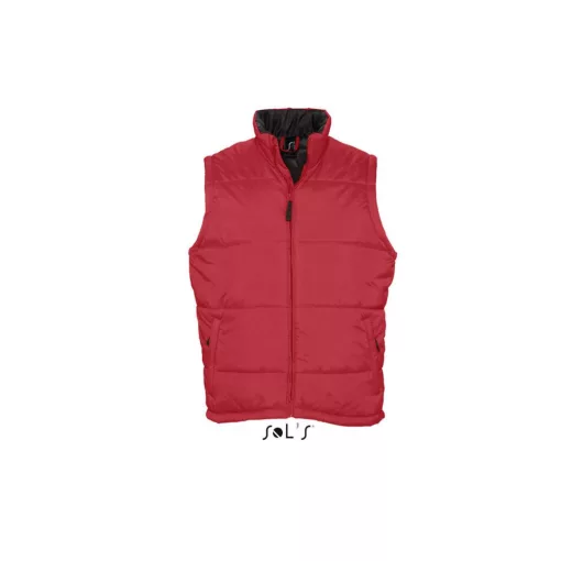 Uniszex mellény SOL S SO44002 Sol S Warm - Quilted Bodywarmer -XL, Red