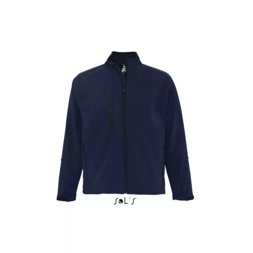 Férfi kabát SOL S SO46600 Sol S Relax - Men S Softshell Zipped Jacket -XL, Abyss Blue