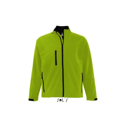 Férfi kabát SOL S SO46600 Sol S Relax - Men S Softshell Zipped Jacket -XL, Green Absin