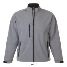Férfi kabát SOL S SO46600 Sol S Relax - Men S Softshell Zipped Jacket -S, Grey Melange