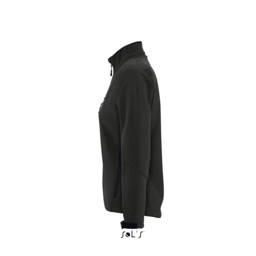 Női kabát SOL S SO46800 Sol S Roxy - Women S Softshell Zipped Jacket -2XL, Black