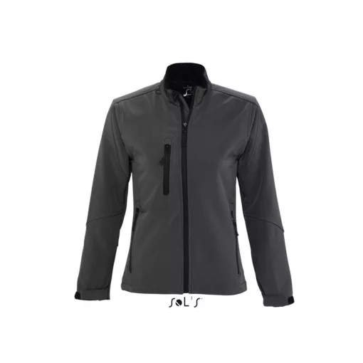Női kabát SOL S SO46800 Sol S Roxy - Women S Softshell Zipped Jacket -L, Charcoal Grey