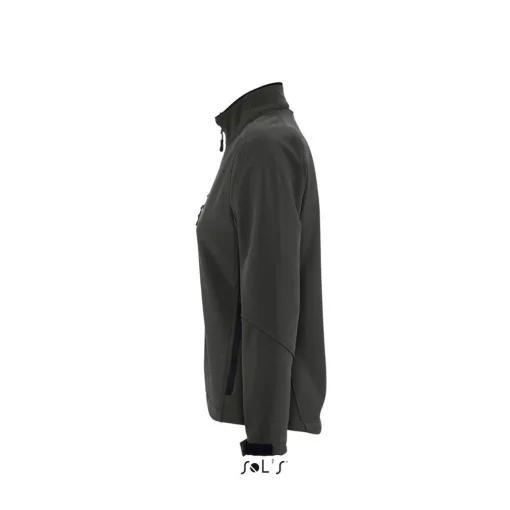 Női kabát SOL S SO46800 Sol S Roxy - Women S Softshell Zipped Jacket -L, Charcoal Grey