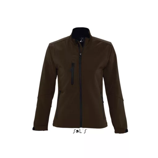 Női kabát SOL S SO46800 Sol S Roxy - Women S Softshell Zipped Jacket -2XL, Dark Chocol