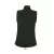 Női kabát SOL S SO46801 Sol S Rallye Women - Sleeveless Softshell Jacket -M, Black