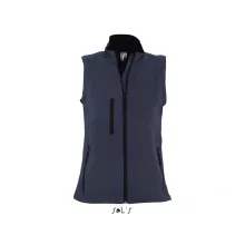 Női kabát SOL S SO46801 Sol S Rallye Women - Sleeveless Softshell Jacket -XL, French N