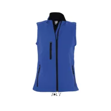 Női kabát SOL S SO46801 Sol S Rallye Women - Sleeveless Softshell Jacket -L, Royal Blu