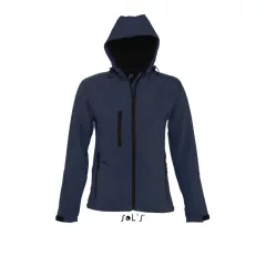 Női SOL S SO46802 Sol S Replay Women - Hooded Softshell -L, French Navy