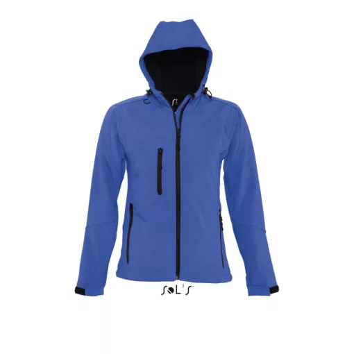 Női SOL S SO46802 Sol S Replay Women - Hooded Softshell -2XL, Royal Blue