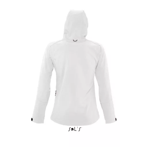 Női SOL S SO46802 Sol S Replay Women - Hooded Softshell -L, White