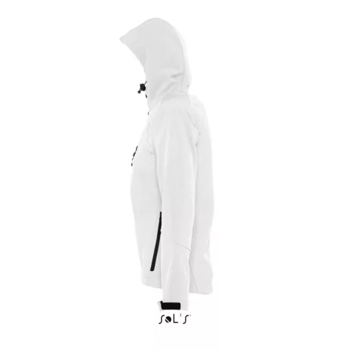 Női SOL S SO46802 Sol S Replay Women - Hooded Softshell -L, White