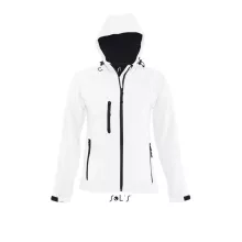 Női SOL S SO46802 Sol S Replay Women - Hooded Softshell -XL, White
