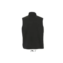 Uniszex SOL S SO51000 Sol S norway - Sleeveless Fleece Cardigan -3XL, Black