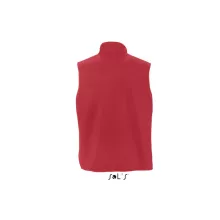 Uniszex SOL S SO51000 Sol S norway - Sleeveless Fleece Cardigan -S, Red
