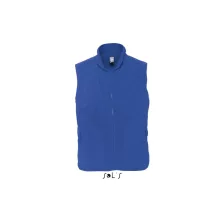 Uniszex SOL S SO51000 Sol S norway - Sleeveless Fleece Cardigan -L, Royal Blue