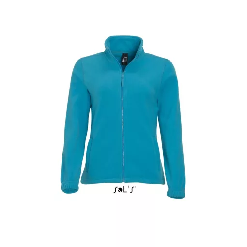 Női kabát SOL S SO54500 Sol S north Women - Zipped Fleece Jacket -L, Aqua