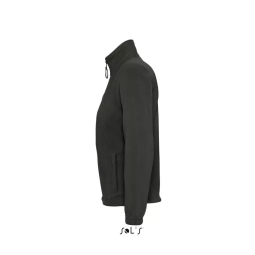 Női kabát SOL S SO54500 Sol S north Women - Zipped Fleece Jacket -M, Black