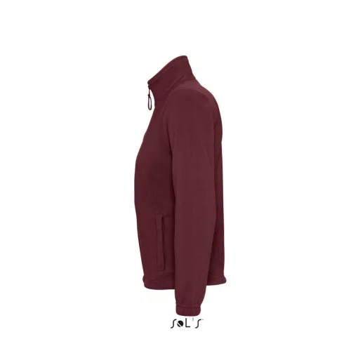 Női kabát SOL S SO54500 Sol S north Women - Zipped Fleece Jacket -2XL, Burgundy