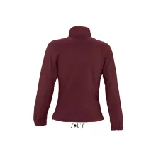 Női kabát SOL S SO54500 Sol S north Women - Zipped Fleece Jacket -S, Burgundy