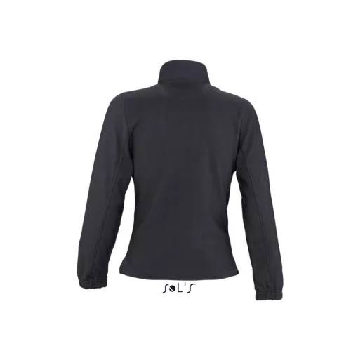 Női kabát SOL S SO54500 Sol S north Women - Zipped Fleece Jacket -L, Charcoal Grey