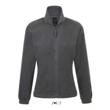 Női kabát SOL S SO54500 Sol S north Women - Zipped Fleece Jacket -XL, Grey Melange