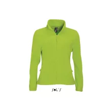 Női kabát SOL S SO54500 Sol S north Women - Zipped Fleece Jacket -M, Lime
