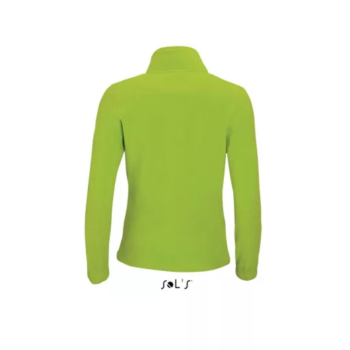 Női kabát SOL S SO54500 Sol S north Women - Zipped Fleece Jacket -M, Lime