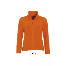 Női kabát SOL S SO54500 Sol S north Women - Zipped Fleece Jacket -M, Orange