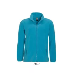 Uniszex kabát SOL S SO55000 Sol S north Men - Zipped Fleece Jacket -2XL, Aqua