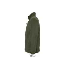 Uniszex kabát SOL S SO55000 Sol S north Men - Zipped Fleece Jacket -L, Army