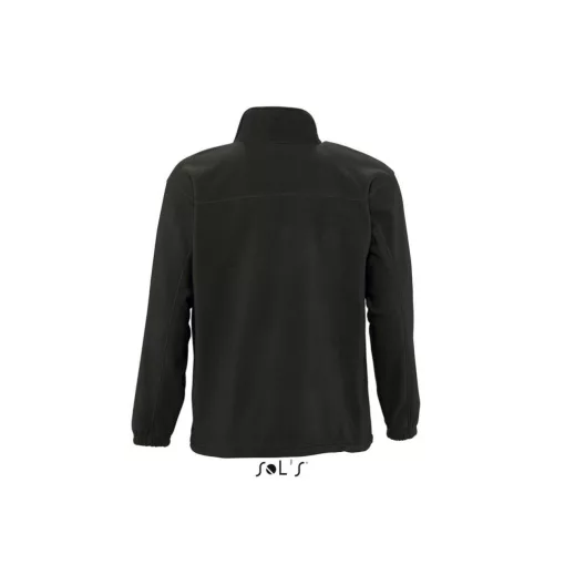 Uniszex kabát SOL S SO55000 Sol S north Men - Zipped Fleece Jacket -4XL, Black