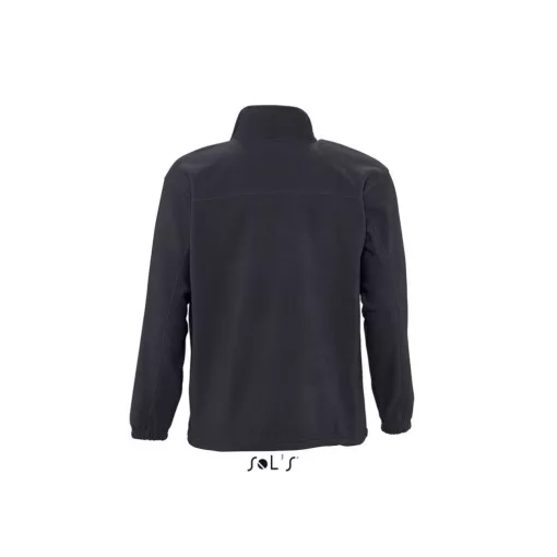 Uniszex kabát SOL S SO55000 Sol S north Men - Zipped Fleece Jacket -XL, Charcoal Grey
