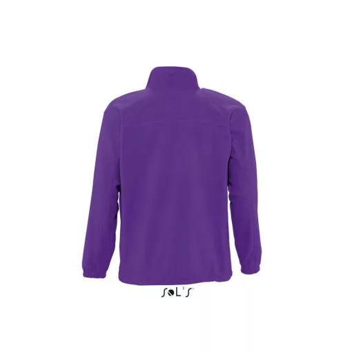 Uniszex kabát SOL S SO55000 Sol S north Men - Zipped Fleece Jacket -5XL, Dark Purple