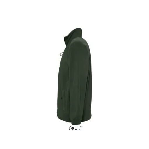 Uniszex kabát SOL S SO55000 Sol S north Men - Zipped Fleece Jacket -4XL, Fir Green